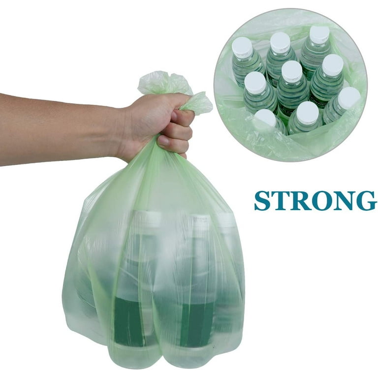 Popbins Self Replenishing Clear 4 Gallon Trash Bag - 180 Count Easily  Accessible Small Garbage Bags For Bathroom Trash Can And Mini Office Bins-  With Patented Design 