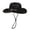 Black, variant on Cowboy Hats for Women and Men Summer Cowboy Style Panama Sun Hat Wide Brim Shade Bowler Hat for Seaside Holidays Outdoor Trips and Casual Wear