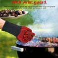 thumbnail image 2 of Guantes Resistentes A Altas Temperaturas De 800 Grados Celsius, Guantes Para Asar A La Barbacoa, Guantes Aislantes Térmicos Antiescaldadura Para Barbacoa, Hornear Y Cocinar Noticed EL009444-00, 2 of 6