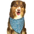 thumbnail image 6 of Naloa Beautiful Floral Dog Bandanas 1PC Washable Triangle Dog Scarfs Premium Durable Fabric, for Small Medium Large Dogs and Cats, 6 of 6