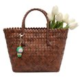 thumbnail image 3 of Bolsas de playa tejidas para mujer, bolsa de piscina de verano de gran capacidad para dama con lindo colgante Hugtrwg  Para Estrenar, 3 of 9