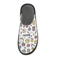 thumbnail image 3 of IAUYY Memory Foam House Slippers Suitable for Both Men and Women. Comfortable, Anti-Slip Plush Flat-Bottomed Slippers The Best Holiday Gift in The Painting Graffiti, 3 of 9