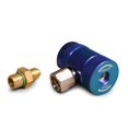 thumbnail image 1 of Duracool® R-1234yf Professional Low Side Quick Connect for R-1234yf Service Port. Manual Adjustable. !/4 inch M Flare, Hose Attachment., 1 of 2