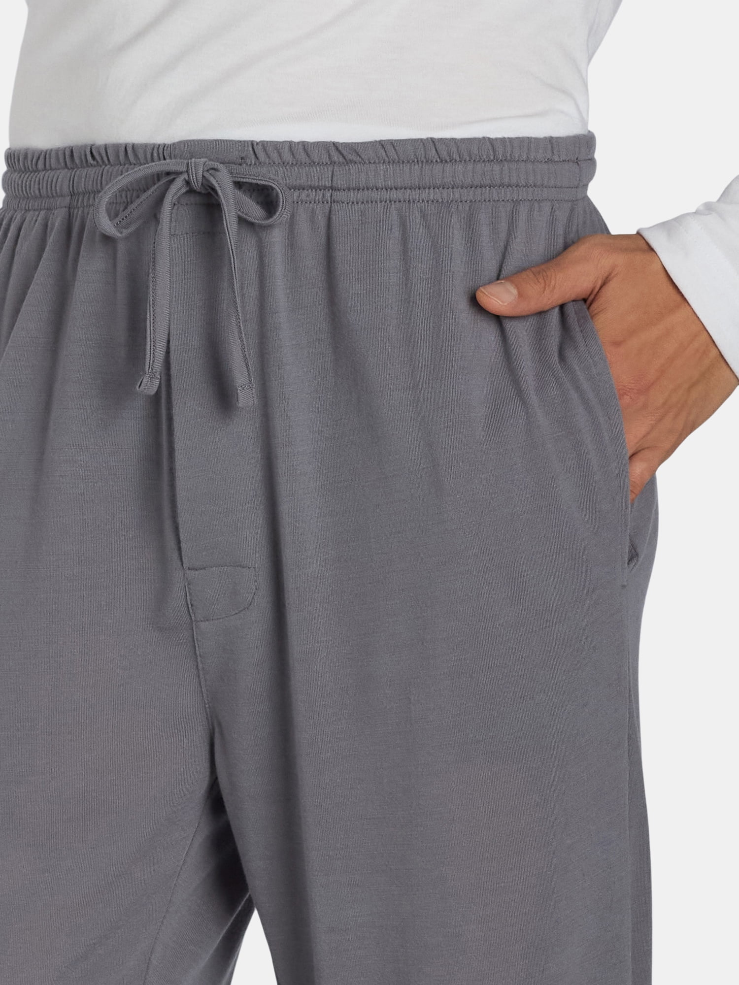 Athletic Works Men's Jersey Sleep Pants, Sizes S-XL