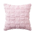 thumbnail image 5 of 18x18in Easter Bunny Plush Pillow Covers - Soft Faux Fur Cushion Case for Sofa Decor., 5 of 5