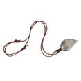 thumbnail image 2 of Collar colgante de hoja grande Yinane Collar de cuero PU Ajustable 80 cm Unisex, 2 of 4