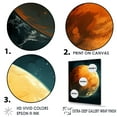 thumbnail image 3 of Designart "Planetary Perspectives: Jupiter'S Topaz Titan I" Our Solar System Canvas Art Print, 3 of 7