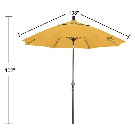 Phat Tommy 9 Ft Collar Tilt Pacifica Fabric Aluminum Market Patio Phat Tommy 9 Ft Collar Tilt Pacifica Fabric Aluminum Market Patio Umbrella Com