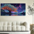 thumbnail image 5 of Large Tree of Life Canvas Wall Art, Abstract Canvas Prints Fantasy Landscape Paintings, Oversized Nature Pictures Artwork for Modern Home Decoration, 5 of 7