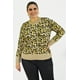 thumbnail image 5 of Suéter animal print Roman Fashion Arena animal print beige UNI Talla Extra, 5 of 7