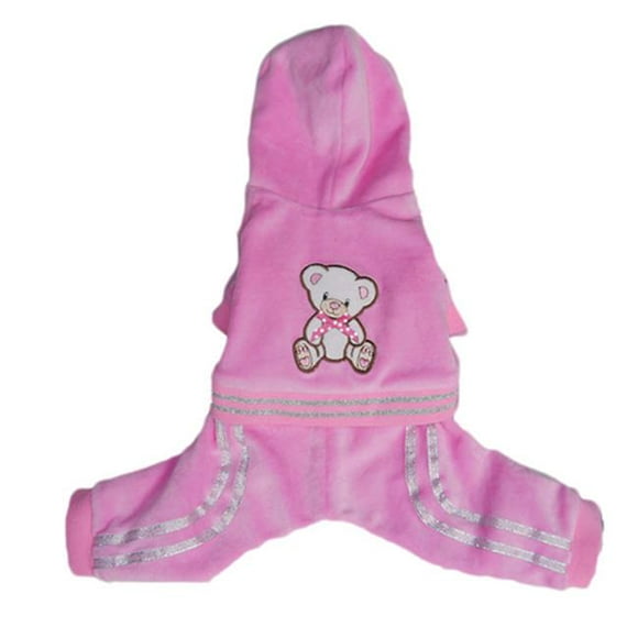 Pooch Outfitters PTPP-L Pull en Peluche&44; Rose - Grand