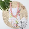 thumbnail image 3 of IDOPIP Women's One Piece Swimsuit with Beach Cover Up Wrap Skirt Floral Sexy Bikini Sets Bathing Suit, 3 of 9