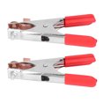 thumbnail image 1 of Earth Clip, Rubber Cover 300A Copper Head Thickened Spring Welding Ground Clamp  For Fixing, 1 of 8