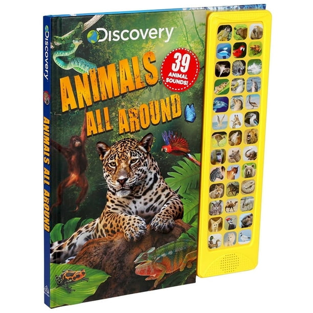 39-Button Sound Books: Discovery: Animals All Around (Board book) -  