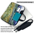 thumbnail image 3 of ZICANCN Laptop Case 15.6 inch, Post Impressionist Work Shoulder Messenger Business Bag for Women and Men, 3 of 9