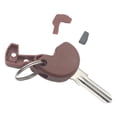thumbnail image 1 of Motorcycle Motrobike Blank Key Chip Universal Replacement Fit Piaggio Vespa, 63x33mm, 1 of 8