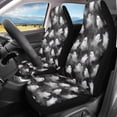 thumbnail image 2 of Uorisanigo Halloween Ghost Car Seat Covers Waterproof Front Seat Covers Automobile Front Seat Covers Easy to Install Car Interior Automotive Universal Fit Most Cars, 2 of 7