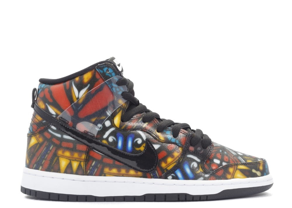 nike dunk high stained glass