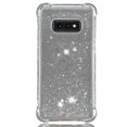 thumbnail image 1 of Funda para Samsung Galaxy S10e con purpurina líquida transparente, brillante, cristal transparente, arena movediza, funda de silicona TPU - rosa claro para, 1 of 2
