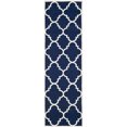 thumbnail image 1 of Safavieh Dhurries Navy Contemporary Rug - Runner 2'6" x 6', 1 of 4