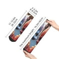 thumbnail image 4 of Pofeuu Cute Red And White Elf Print 30cm Socks, Adult Running Hiking Socks for Youth and Adult, 4 of 7