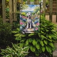 thumbnail image 2 of Bedlington Terrier Spring Garden Garden Flag 11.25 in x 15.5 in, 2 of 5