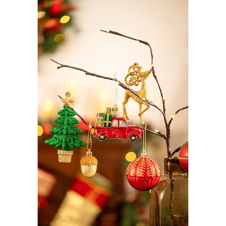 Amazon.co.jp: Valery Madelyn クリスマスツリーオーナメントセット 60