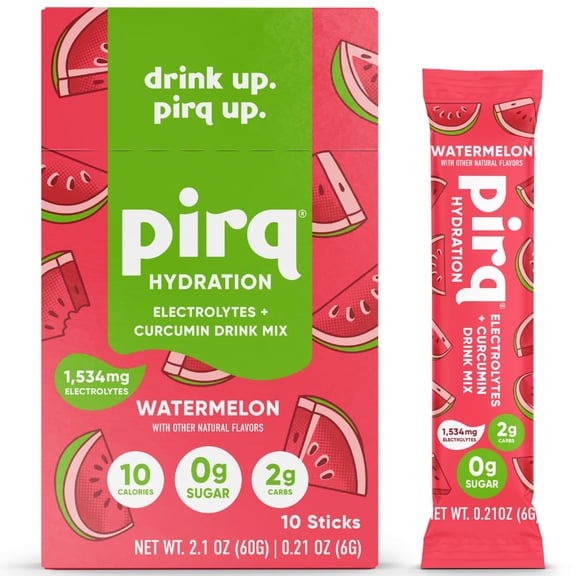 Pirq - Hydration Watermelon 10Pkt - 2.1 Oz, Case of 1