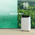 thumbnail image 4 of Portable Air Conditioner 14,000 BTU,Cools 750 Sq.Ft, 3 Modes (Cool/Fan/Dehumidify), 24-Hour Timer, Remote, Easy-Install Window Kit for Indoor Use,Black Top, 4 of 7