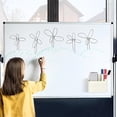 thumbnail image 6 of Strong Magnetic Marker Holder,Magnetic Erase Marker Organizer,Dry Erase Holder,with Compartments,Utility Storage Organizer for Locker and Metal Cabinets,Blue+White, 6 of 6
