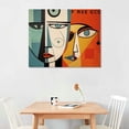 thumbnail image 2 of Orinice Pablo Picasso Canvas Wall Art Prints Abstract Woman Face Line Drawing Art Decor Picasso Minimalist Wall Art Decor Framed Poster for Living Room Bedroom Home Office Decoration Gifts,  20x16in, 2 of 6