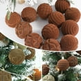 thumbnail image 6 of 12pcs Plush Christmas Balls Christmas Tree Pendant Ornaments Decor Ball, 6 of 9