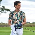 thumbnail image 5 of Balery Labrador Retriever Dog Printed Men’s Short Sleeve Polo Shirt, Midweight Men's Shirt,Golf Polo shirts -4X-Large, 5 of 8