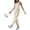 Cream White, variant on Women'S Casual Corduroy Overalls Sleeveless Adjustable Straps Jumpsuits for Women with Pockets Green XL