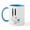 White/Blue Inside, variant on CafePress - Peanuts Snoopy Emoji - 11 oz Ceramic Mug - Novelty Coffee Tea Cup