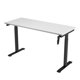 thumbnail image 3 of Escritorio de Altura Ajustable Randu Manual Base Negra Tablero 150x60 25mm Blanco, 3 of 6
