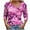 QR11-Pink, variant on Breast Cancer Awareness Shirts for Women Long Sleeve Collar V Neck Pink Ribbon Tops Dressy Casual Tunic Blouses Breast Cancer Survivor Top