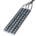 thumbnail image 6 of 4X12 LED Car Atmosphere Light Strips, Glime Interior Footwell Neon Decorative Double Sided Strips Light for Car, SUV, Truck, 6 of 7