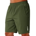 thumbnail image 3 of COOFANDY Mens Athletic Running Shorts 9" Lightweight Quick Dry Drawstring Mesh Gym Shorts with Zipper Pockets, 3 of 6