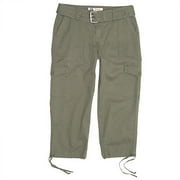 Faded Glory - Women's Belted Cargo Capri