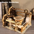 thumbnail image 7 of CYFW Electric 3D Wooden Puzzles Marble Run Model Kits Brain Teaser Puzzle DIY handmade gift wood puzzles for adults wooden (Without battery), 7 of 7