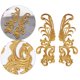 thumbnail image 5 of 2 para costura, decoración artesanal, accesorios de tela para disfraces, apliques bordados 3D DIY para vestido de Cosplay, ropa de Oro Baoblaze Parche Bordado, 5 of 8