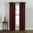 thumbnail image 6 of Curtainworks Lenox Grommet Curtain 50" x 95", Wine, Indoor, Polyester, Single Panel, Adult, 6 of 7