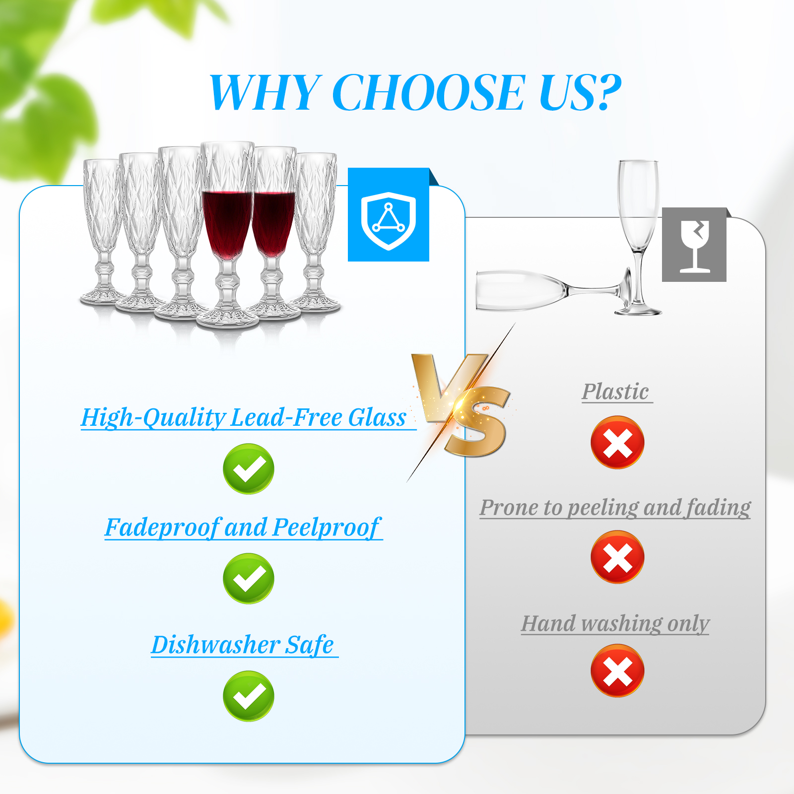 6-Piece 150ml Glass Stemmed Wine Glasses Set, Diamond Pattern Vintage Dessert Cups, 5oz European Style Cocktail Glasses, Dishwasher Safe Drinkware for Home Bar & Party