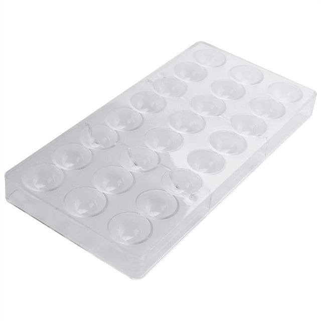 5X 24 Holes Semi Sphere Chocolate Mould Polycarbonate Chocolate Bar Mold Half Ball Candy Maker Mold Bakeware
