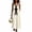 Beige, variant on Vacation Dresses for Women Plus Size Sleeveless Maxi Dresses Loose Bow Tie Dress Boho Beach Wear with Pockets