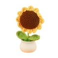 thumbnail image 2 of Birdeem Simulated Flower Pot Finished Woolen Flower Indoor Car Decoration Small Pot, 2 of 12