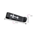 thumbnail image 4 of Bling Jewelry Mens Two Tone Silver Black Stainless Steel Fleur de Lis Cross Men's Money Clip Holder, 4 of 4