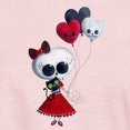 thumbnail image 3 of CafePress - Cute Skeleton Girl With Spooky Balloons T Shirt - Women's Classic T-Shirt, 3 of 4