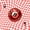 Crimson Checkered, variant on Erosebridal Lucky 8 Twin Quilt Set Blush Twin Coverlet Set, Blush Circle 2-Piece 1 Bedspread and 1 Pillowcase